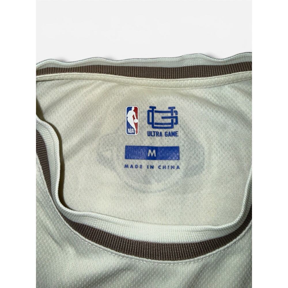 Houston Rockets Jersey Mens Medium Stitched NBA Ultra Game Basketball Beige - Picture 4 of 9